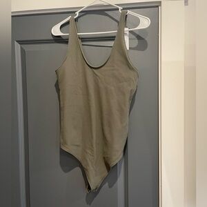 Abercrombie Olive Bodysuit, Size L